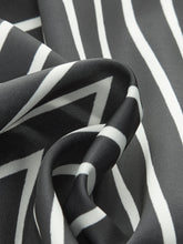 Semi-Sheer Striped Wrap-Front Knotted Top